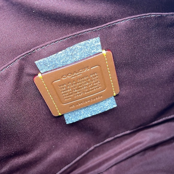 Coach Ellie File Bag Gold/Pink - Picture 10 of 16